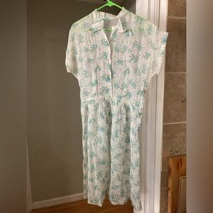 Vintage Sheer Floral dress